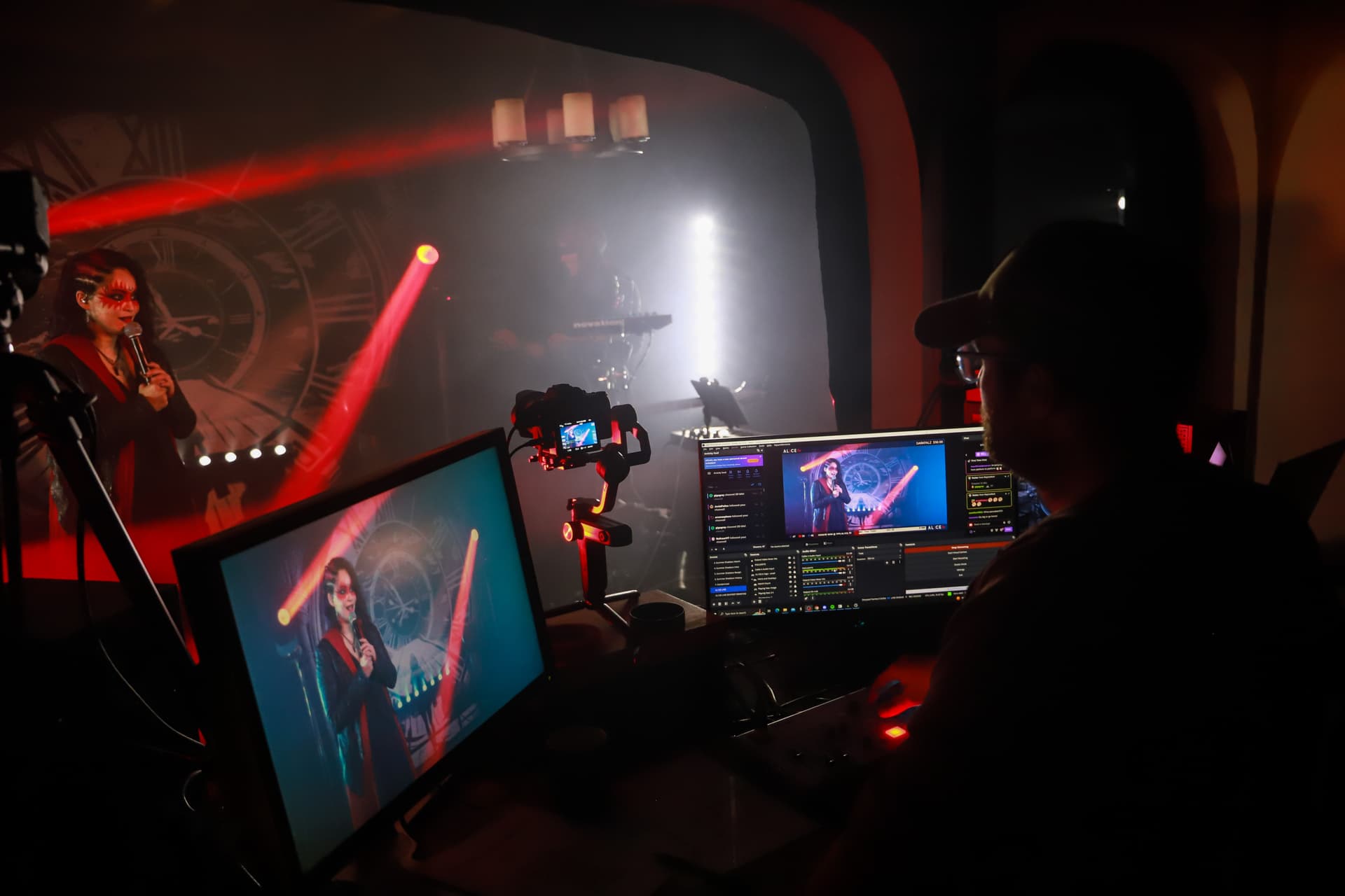 AL1CE Livestream Production Setup